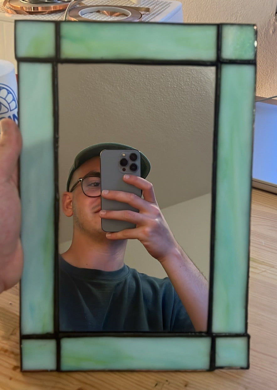 Stained Glass Mirror #001
