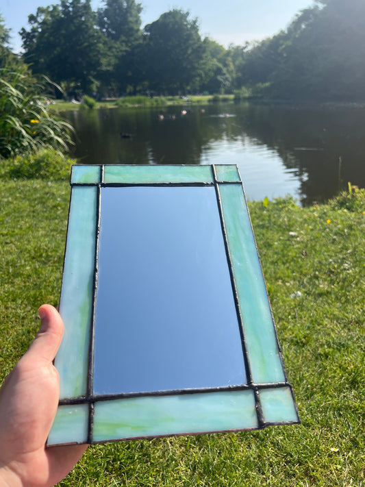 Stained Glass Mirror #001